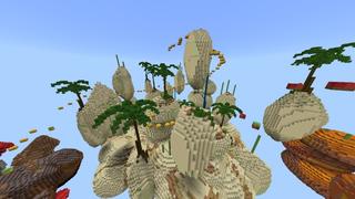 Screenshot of the Minecraft Bedrock Marketplace product Sky Life Parkour created by Giggle Block Studios.