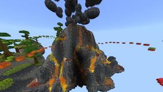Screenshot of the Minecraft Bedrock Marketplace product Sky Life Parkour created by Giggle Block Studios.
