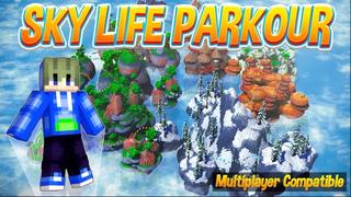 Thumbnail of the Minecraft Bedrock Marketplace product Sky Life Parkour created by Giggle Block Studios.