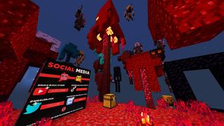 Screenshot of the Minecraft Bedrock Marketplace product Sky Mobs Nether Edition created by Giggle Block Studios.