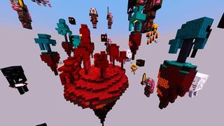 Screenshot of the Minecraft Bedrock Marketplace product Sky Mobs Nether Edition created by Giggle Block Studios.