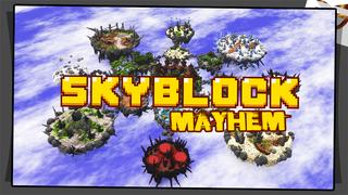 Thumbnail of the Minecraft Bedrock Marketplace product Skyblock Mayhem created by Giggle Block Studios.