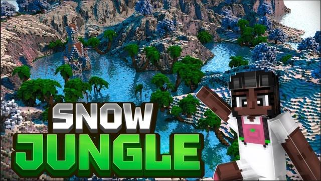 Thumbnail of the Minecraft Bedrock Marketplace product Snow Jungle created by Giggle Block Studios.