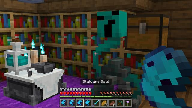 Screenshot of the Minecraft Bedrock Marketplace product Soul Seekers created by Giggle Block Studios.