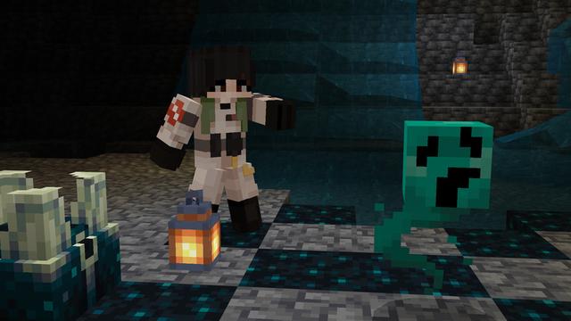Screenshot of the Minecraft Bedrock Marketplace product Soul Seekers created by Giggle Block Studios.