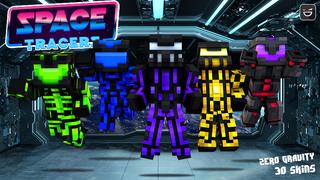 Thumbnail of the Minecraft Bedrock Marketplace product Space Tracers Zero Gravity created by Giggle Block Studios.