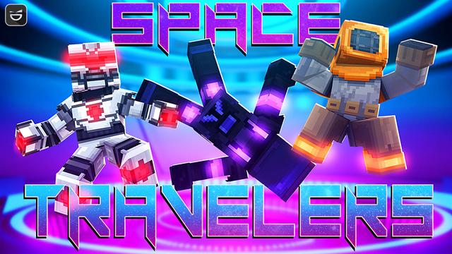 Thumbnail of the Minecraft Bedrock Marketplace product Space Travelers created by Giggle Block Studios.