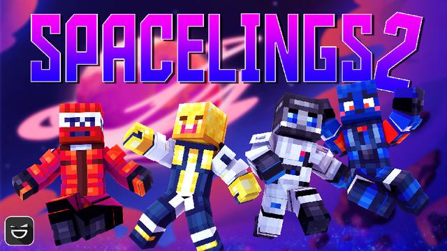 Thumbnail of the Minecraft Bedrock Marketplace product Spacelings 2 created by Giggle Block Studios.