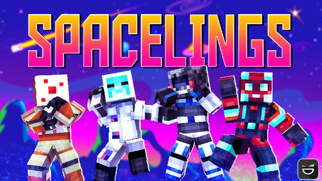 Thumbnail of the Minecraft Bedrock Marketplace product Spacelings created by Giggle Block Studios.