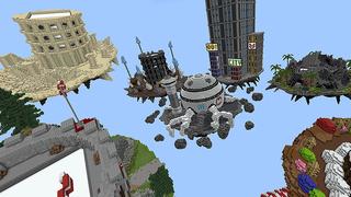 Screenshot of the Minecraft Bedrock Marketplace product Spleef Wars: Sky Islands created by Giggle Block Studios.