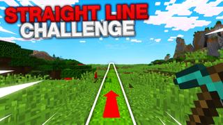 Thumbnail of the Minecraft Bedrock Marketplace product Straight Line Challenge created by Giggle Block Studios.