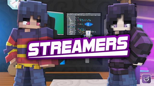 Thumbnail of the Minecraft Bedrock Marketplace product Streamers created by Giggle Block Studios.