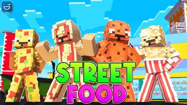 Thumbnail of the Minecraft Bedrock Marketplace product Street Food created by Giggle Block Studios.