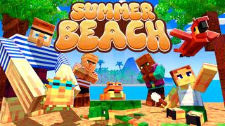 Thumbnail of the Minecraft Bedrock Marketplace product Summer Beach created by Giggle Block Studios.