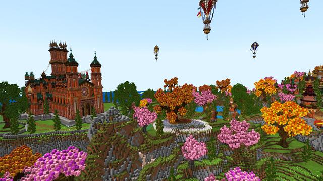 Screenshot of the Minecraft Bedrock Marketplace product Tame my Dragon created by Giggle Block Studios.
