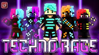 Thumbnail of the Minecraft Bedrock Marketplace product Techno Rage created by Giggle Block Studios.