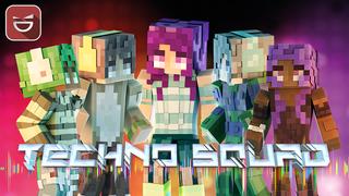 Thumbnail of the Minecraft Bedrock Marketplace product Techno Squad created by Giggle Block Studios.