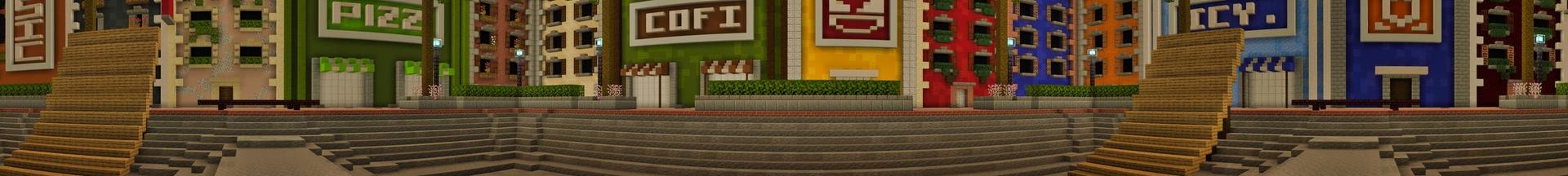 Panorama of the Minecraft Bedrock Marketplace product Teen Button Hunt created by Giggle Block Studios.