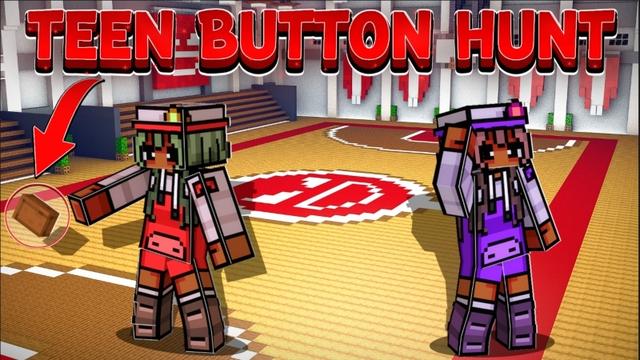 Thumbnail of the Minecraft Bedrock Marketplace product Teen Button Hunt created by Giggle Block Studios.
