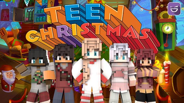 Thumbnail of the Minecraft Bedrock Marketplace product Teen Christmas created by Giggle Block Studios.