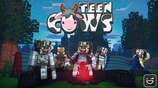 Thumbnail of the Minecraft Bedrock Marketplace product Teen Cows created by Giggle Block Studios.