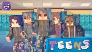 Thumbnail of the Minecraft Bedrock Marketplace product Teens created by Giggle Block Studios.
