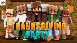 Thumbnail of the Minecraft Bedrock Marketplace product Thanksgiving Party created by Giggle Block Studios.