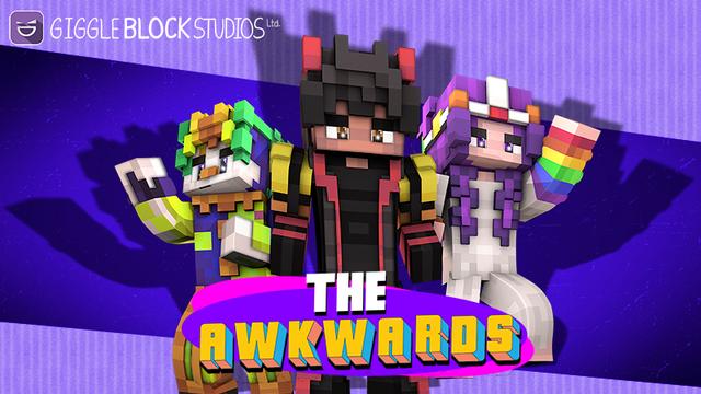 Thumbnail of the Minecraft Bedrock Marketplace product The Awkwards created by Giggle Block Studios.