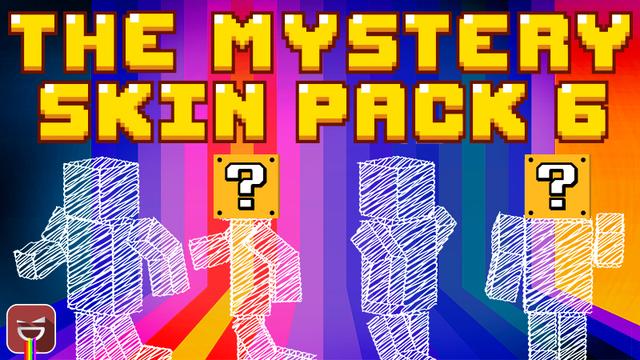 Thumbnail of the Minecraft Bedrock Marketplace product The Mystery Skin Pack 6 created by Giggle Block Studios.