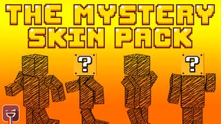 Thumbnail of the Minecraft Bedrock Marketplace product The Mystery Skin Pack created by Giggle Block Studios.