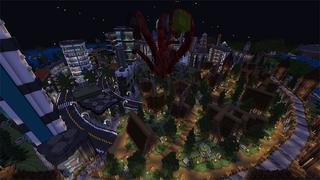 Screenshot of the Minecraft Bedrock Marketplace product Time Free City created by Giggle Block Studios.