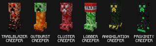 Panorama of the Minecraft Bedrock Marketplace product TNT Creepers created by Giggle Block Studios.