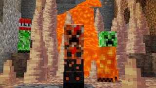 Screenshot of the Minecraft Bedrock Marketplace product TNT Creepers created by Giggle Block Studios.