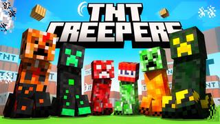Thumbnail of the Minecraft Bedrock Marketplace product TNT Creepers created by Giggle Block Studios.