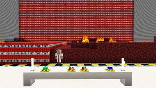 Screenshot of the Minecraft Bedrock Marketplace product TNT EXPERIMENTS created by Giggle Block Studios.