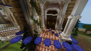 Screenshot of the Minecraft Bedrock Marketplace product Townhouse Parkour created by Giggle Block Studios.