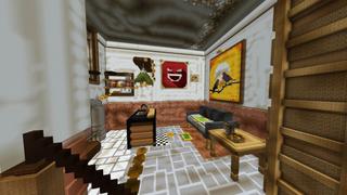 Screenshot of the Minecraft Bedrock Marketplace product Townhouse Parkour created by Giggle Block Studios.