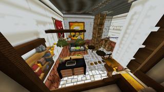 Screenshot of the Minecraft Bedrock Marketplace product Townhouse Parkour created by Giggle Block Studios.