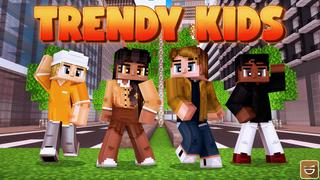 Thumbnail of the Minecraft Bedrock Marketplace product Trendy Kids created by Giggle Block Studios.