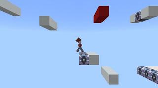 Screenshot of the Minecraft Bedrock Marketplace product Troll Parkour created by Giggle Block Studios.