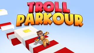 Thumbnail of the Minecraft Bedrock Marketplace product Troll Parkour created by Giggle Block Studios.