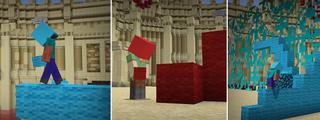 Panorama of the Minecraft Bedrock Marketplace product Turf Wars+ created by Giggle Block Studios.