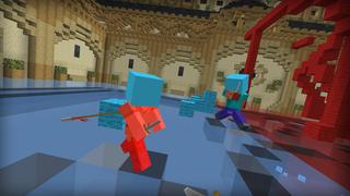 Screenshot of the Minecraft Bedrock Marketplace product Turf Wars+ created by Giggle Block Studios.