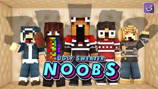 Thumbnail of the Minecraft Bedrock Marketplace product Ugly Sweater Noobs created by Giggle Block Studios.