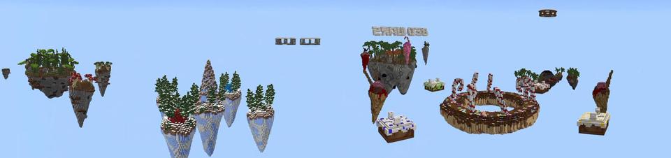 Panorama of the Minecraft Bedrock Marketplace product Ultimate Bedwars created by Giggle Block Studios.