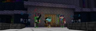 Panorama of the Minecraft Bedrock Marketplace product Ultimate Warden Bunker created by Giggle Block Studios.