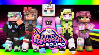 Thumbnail of the Minecraft Bedrock Marketplace product Unicorn Squad created by Giggle Block Studios.