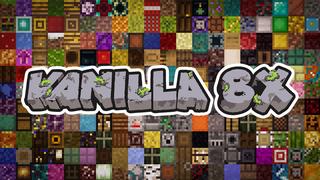 Thumbnail of the Minecraft Bedrock Marketplace product Vanilla 8x created by Giggle Block Studios.