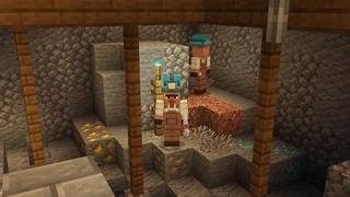 Screenshot of the Minecraft Bedrock Marketplace product Villager Expansion created by Giggle Block Studios.