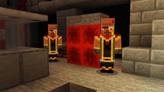 Screenshot of the Minecraft Bedrock Marketplace product Villager Expansion created by Giggle Block Studios.